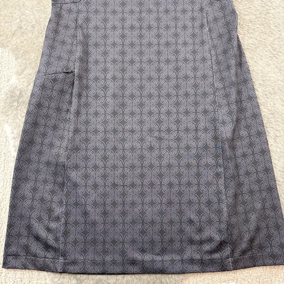 L.L. Bean Lycra Active Geometric Print Dress Small - Picture 5 of 12